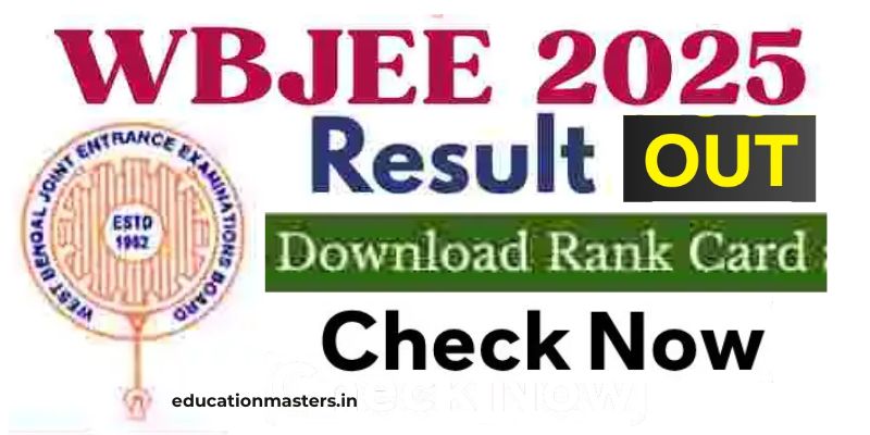 wbjee result 2025
